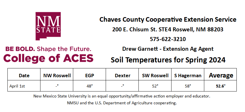 2024 Soil Temperatures